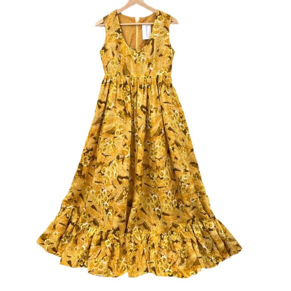 Vintage Handmade Floral  Maxi Dress - Picture 1 of 7